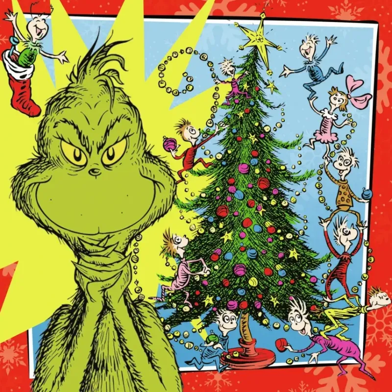 Ravensburger : The Grinch - Merry Grinchmas (3 x 49)