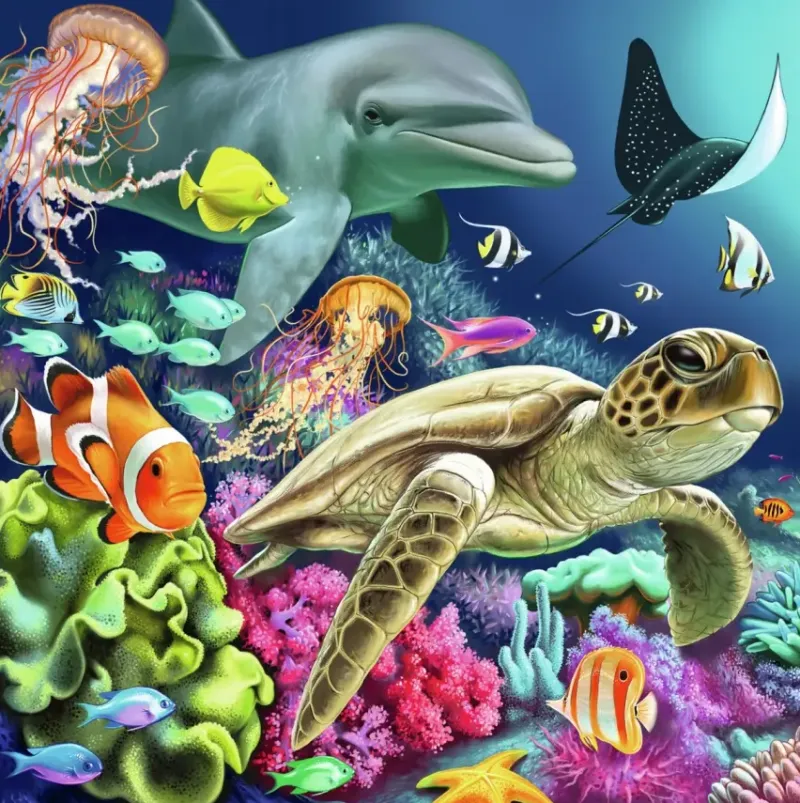 Ravensburger : Underwater Splendor (3 x 49)