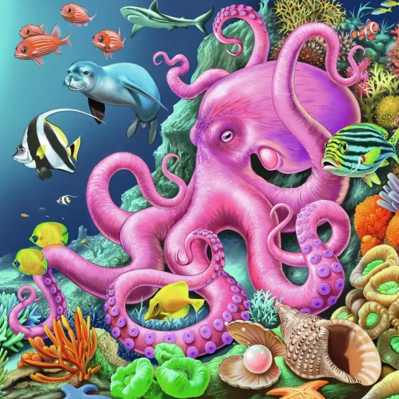 Ravensburger : Underwater Splendor (3 x 49)