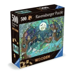 Ravensburger : Wooden Träpussel - Fantasy Forest (500)