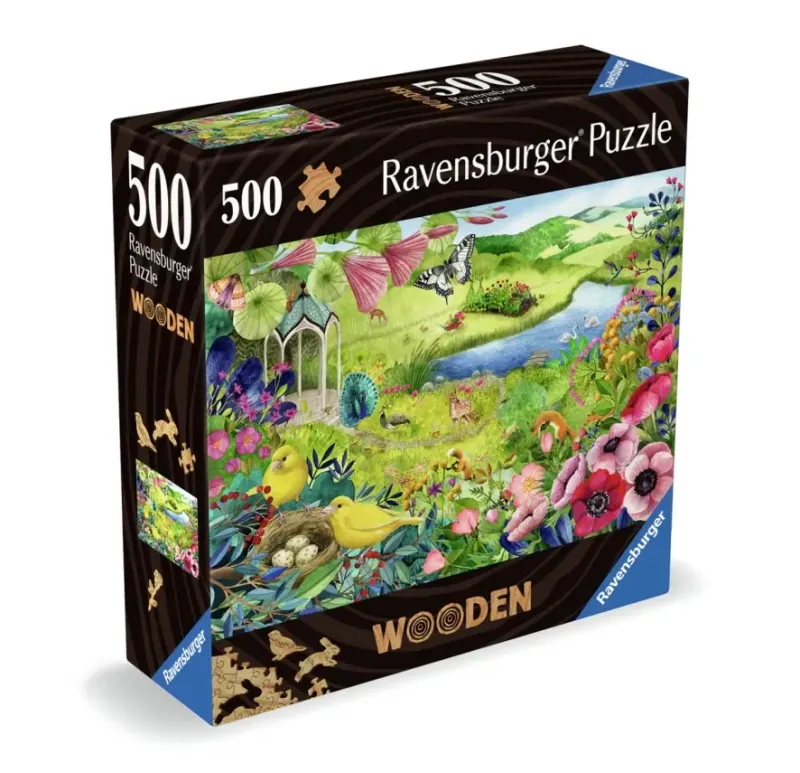 Ravensburger : Wooden Träpussel - Nature Garden (500)