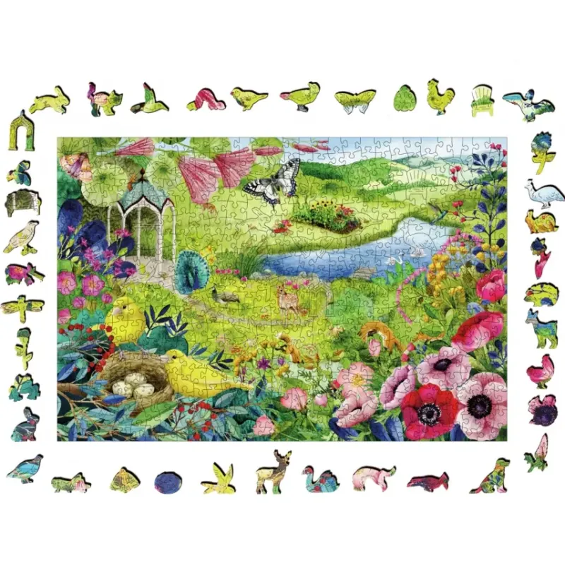 Ravensburger : Wooden Träpussel - Nature Garden (500)