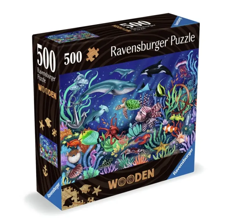 Ravensburger : Wooden Träpussel - Under the Sea (500)