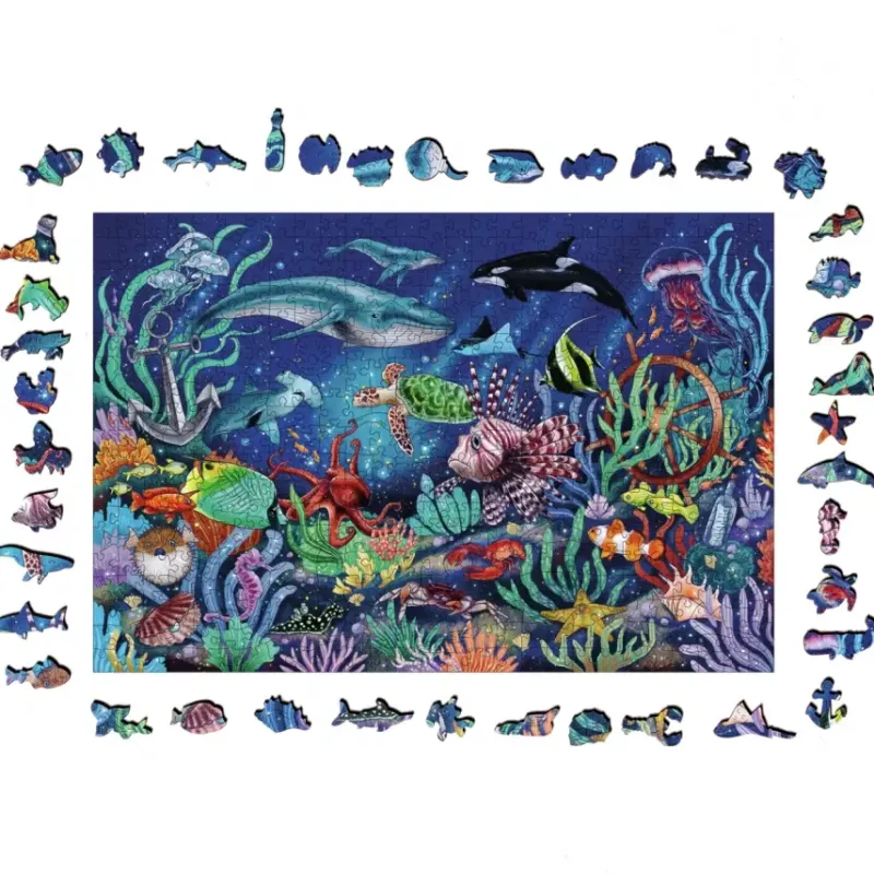 Ravensburger : Wooden Träpussel - Under the Sea (500)