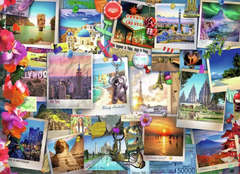 Ravensburger : World Travel Pinboard (500)