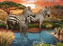 Ravensburger : Zebras at Waterhole (500)