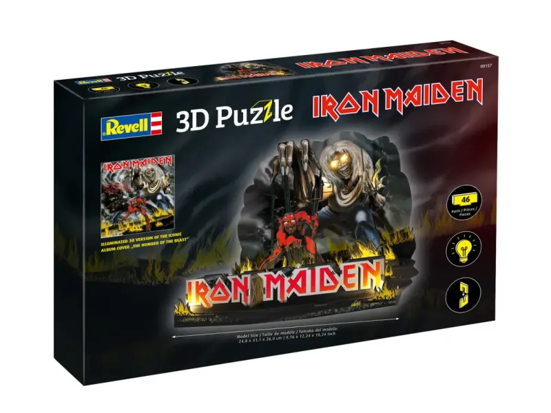 Revell : 3D Puzzle LED - Band Logo: Iron Maiden (46)