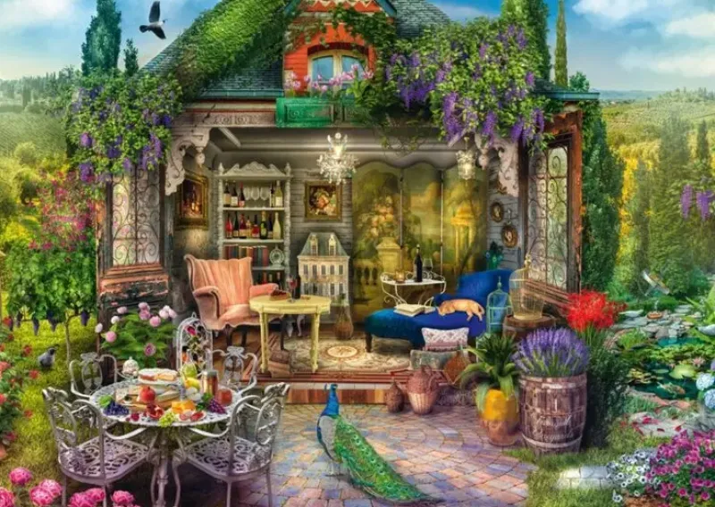 Schmidt : Aimee Stewart - A Dream Garden Shed Among the Vineyards (1000)