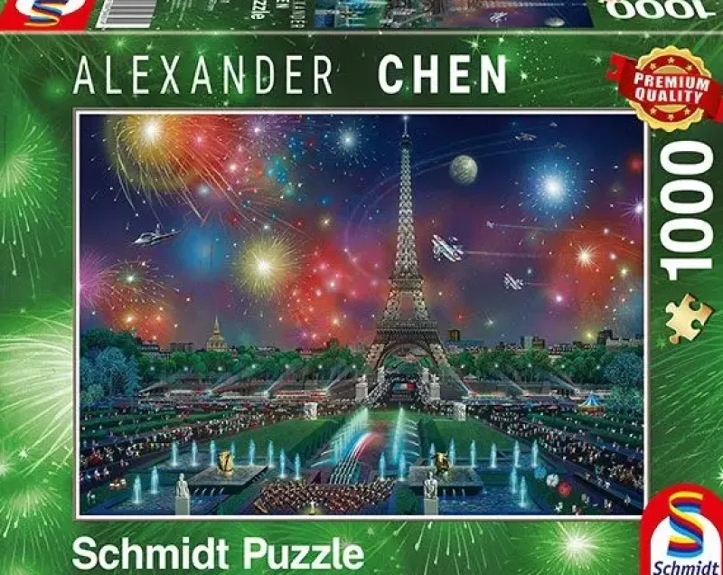 Schmidt : Alexander Chen - Fireworks at the Eiffel Tower (1000)