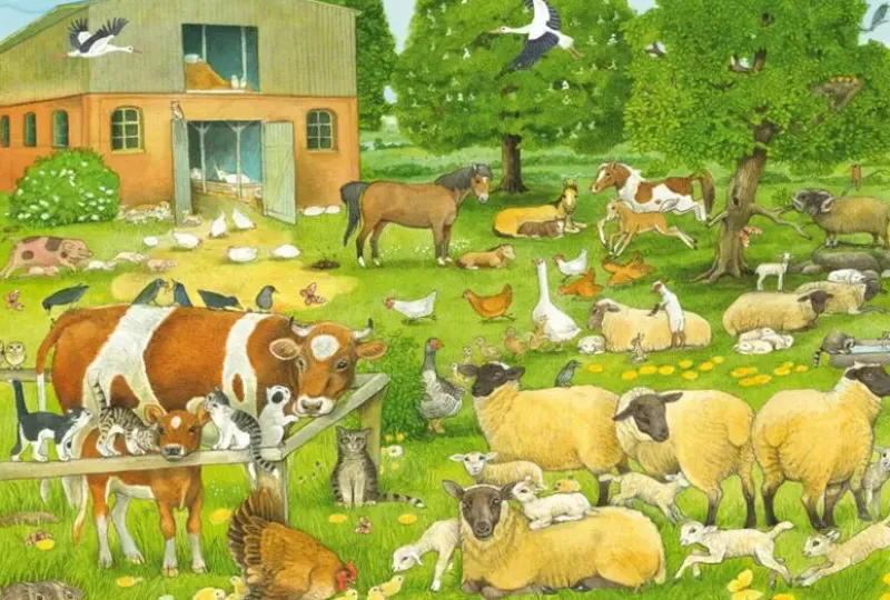 Schmidt : Animal Families on the Farm (100)