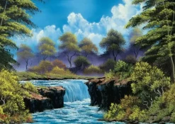 Schmidt : Bob Ross - Waterfall in the Glade (1000)