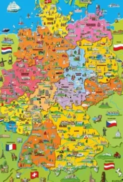 Schmidt : Cartoon Map of Germany (200)