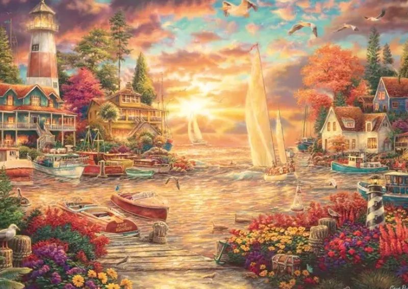Schmidt : Chuck Pinson - Lakeside Morning Tranquillity (1000)