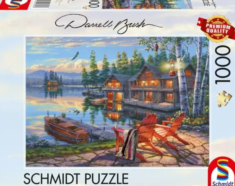 Schmidt : Darrell Bush - The Banks of Loon Lake, New York (1000)