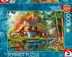 Schmidt : Dominic Davison - Water Mill in Autumn (1000)