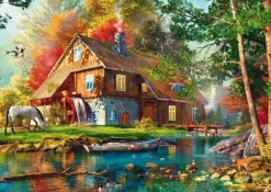 Schmidt : Dominic Davison - Water Mill in Autumn (1000)