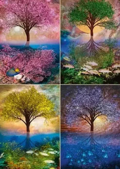 Schmidt : Magical Tree at the Lake (1000)