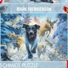 Schmidt : Mark Fredrickson - A Black Labrador in the Snow (1000)