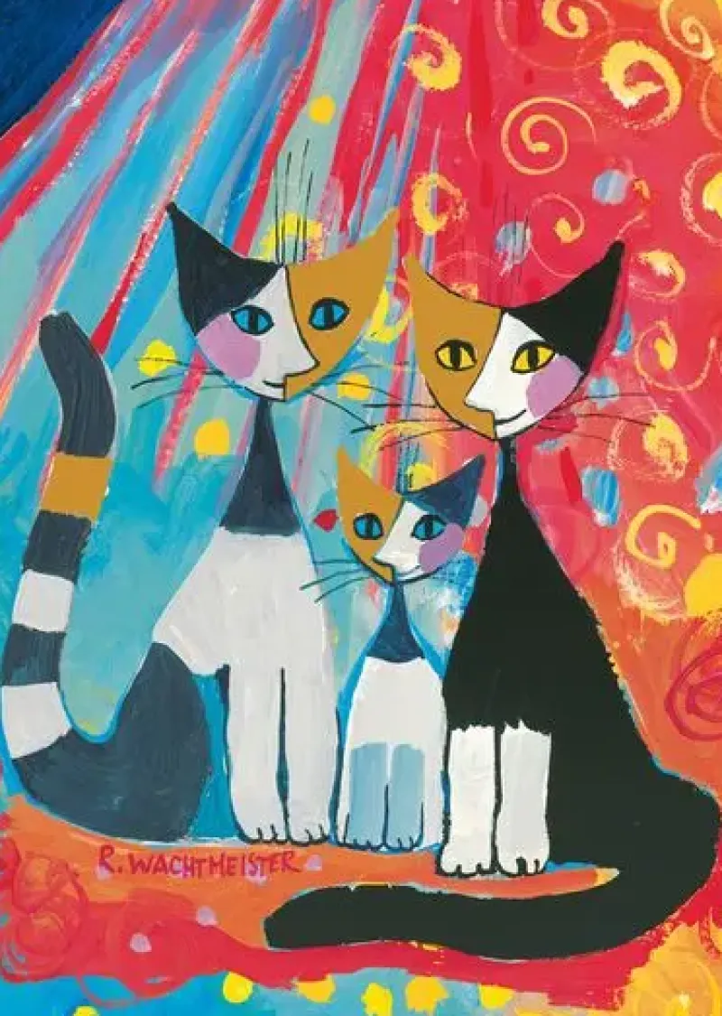 Schmidt : Rosina Wachtmeister - Happy Cat Family (1000)