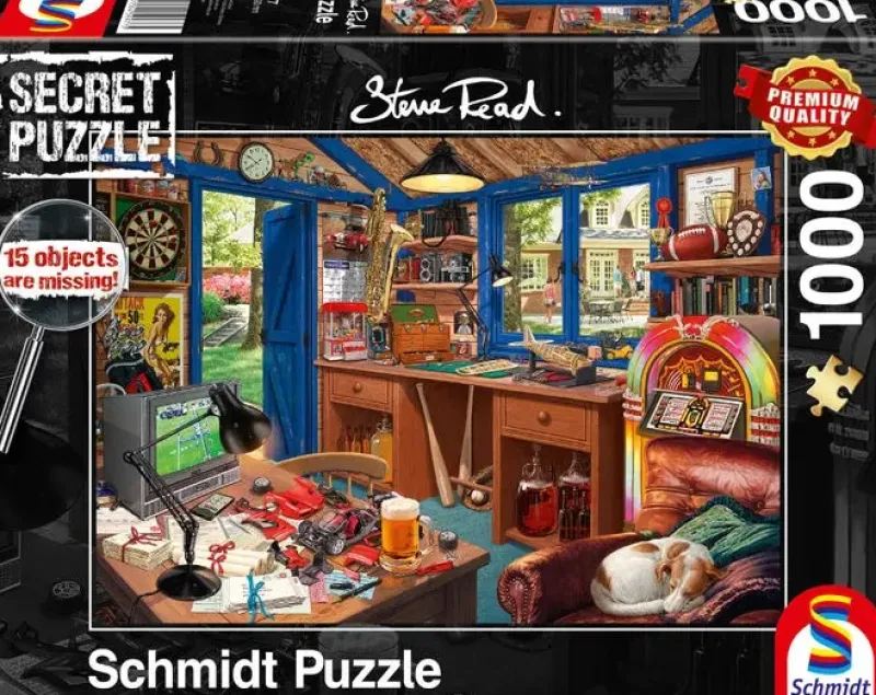 Schmidt : Secret Puzzle - Steve Read, Father's Workshop (1000)