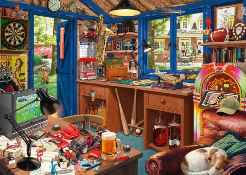 Schmidt : Secret Puzzle - Steve Read, Father's Workshop (1000)