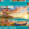 Schmidt : Sunset Over Lighthouse Bay (1000)