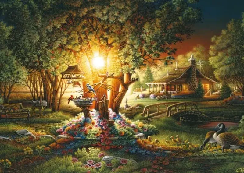 Schmidt : Terry Redlin - Spring in all its Splendor (1000)