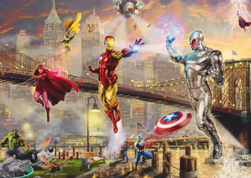Schmidt : Thomas Kinkade Studios - Marvel, Iron Man (1000)