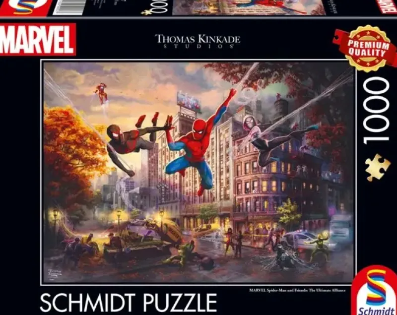 Schmidt : Thomas Kinkade Studios - Marvel, Spider-Man and Friends: The Ultimate Alliance (1000)
