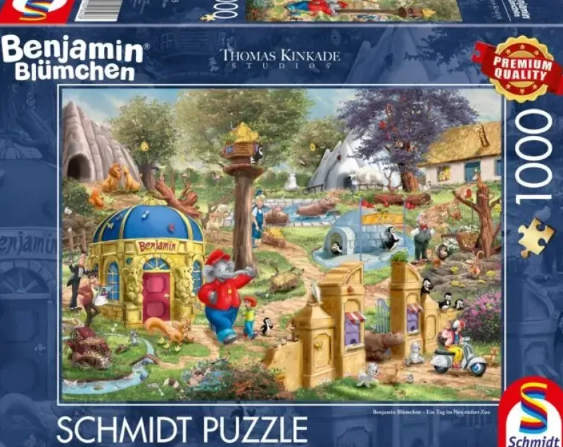 Schmidt : Thomas Kinkade Studios - Benjamin Blumchen, A Day at Neustädter Zoo (1000)