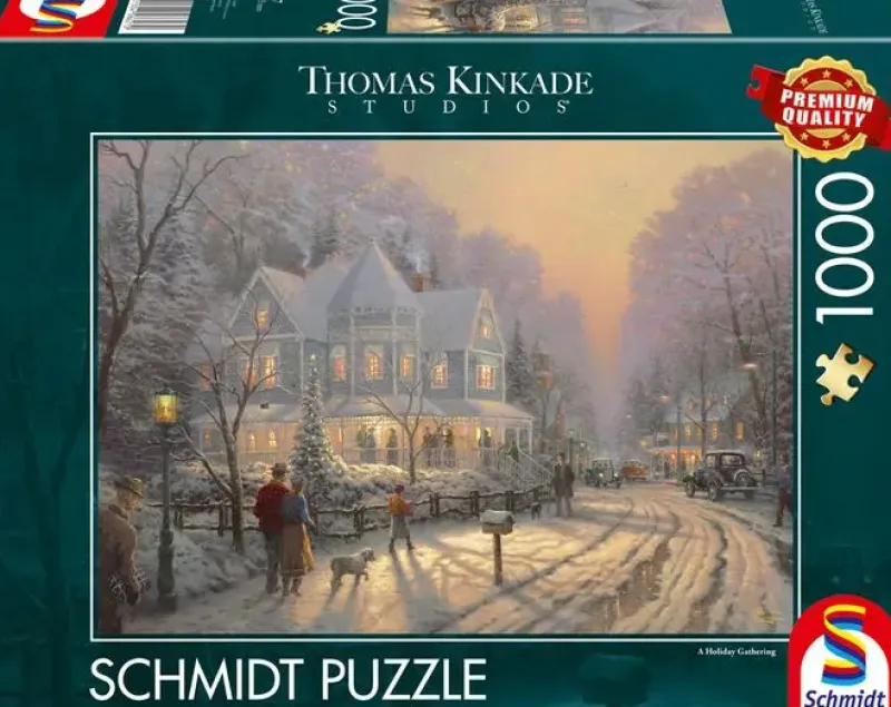Schmidt : Thomas Kinkade Studios - A Holiday Gathering (1000)