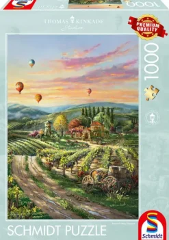 Schmidt : Thomas Kinkade - Studios, Peaceful Valley Vineyard (1000)