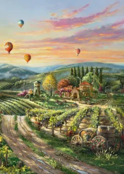 Schmidt : Thomas Kinkade - Studios, Peaceful Valley Vineyard (1000)