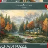 Schmidt : Thomas Kinkade Studios - Evening at Autumn Lake (1000)