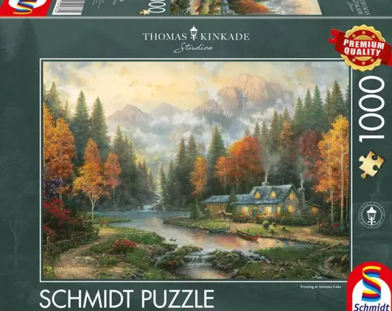 Schmidt : Thomas Kinkade Studios - Evening at Autumn Lake (1000)