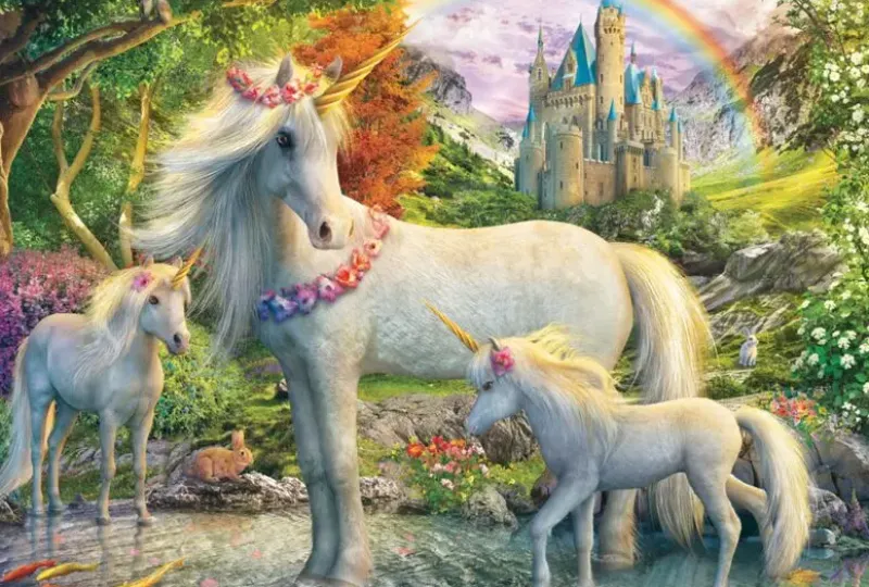 Schmidt : Unicorn Mare with Two Foals (200)