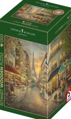 Schmidt : Wooden Träpussel - Thomas Kinkade Studios, Paris Café (1000)