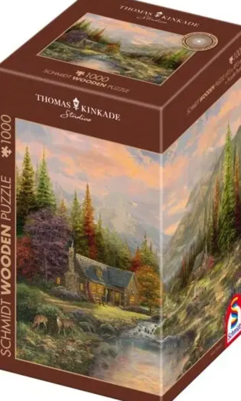 Schmidt : Wooden Träpussel - Thomas Kinkade Studios, Sierra Paradise (1000)