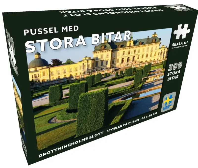 Svenskapussel : Drottningsholms slott - stora bitar (300)