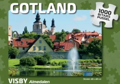Svenskapussel : Gotland - Visby, Almedalen (1000)