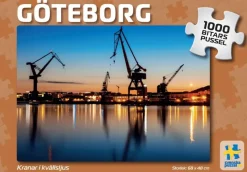 Svenskapussel : Göteborg - Kranar i Kvällsljus (1000)