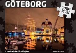 Svenskapussel : Göteborg - Landmärke i kvällsljus (1000)