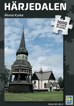 Svenskapussel : Härjedalen - Älvros Kyrka (1000)