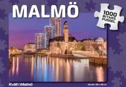 Svenskapussel : Malmö - Kväll i Malmö (1000)