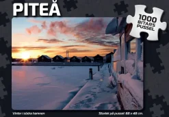 Svenskapussel : Piteå - Vinter i södra hamnen (1000)