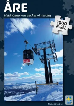 Svenskapussel : Åre - Kabinbanan en Vacker Vinterdag (1000)