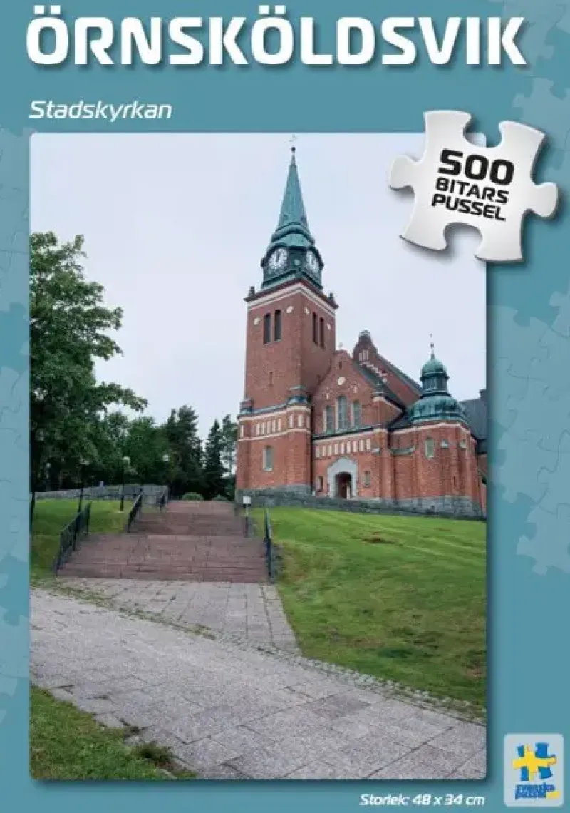 Svenskapussel : Örnsköldsvik - Stadskyrkan (500)