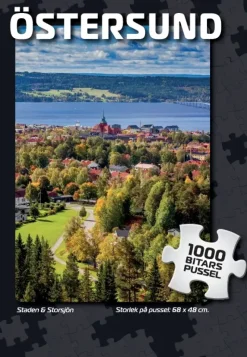 Svenskapussel : Östersund - Staden & Storsjön (1000)