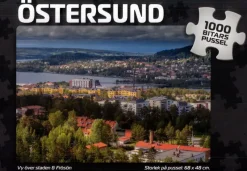 Svenskapussel : Östersund - Vy Över Staden och Frösön (1000)