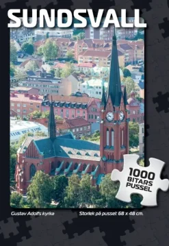 Svenskapussel : Sundsvall - Gustav Adolfs Kyrka (1000)